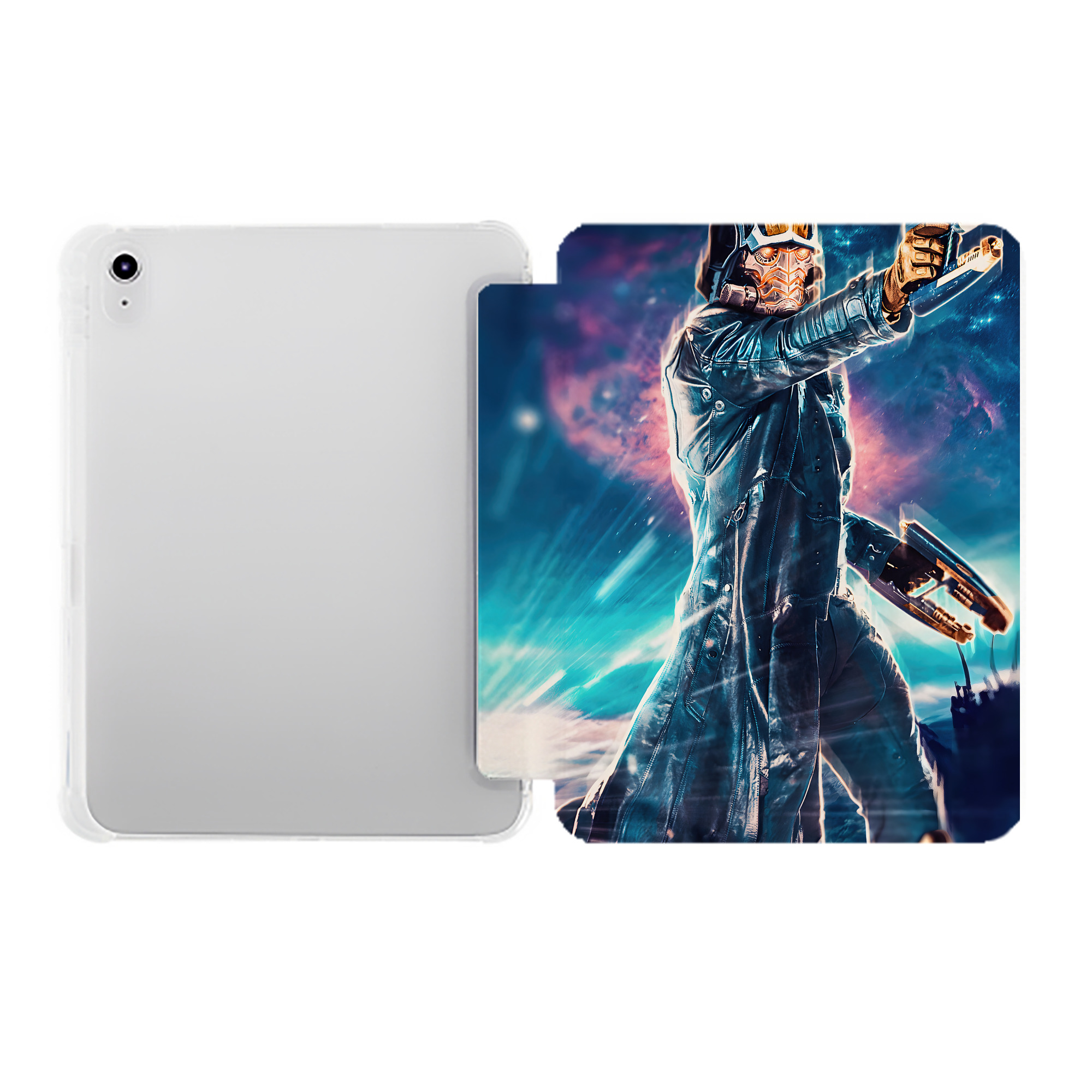 （画像用） アベンジャーズ The Avengers IPad ケース ペン収納付き 三つ折りスタンド PUレザー×シリコン 対応機種9.5/10.5/10.9インチ
